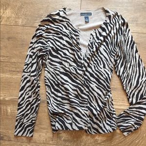 Zebra cardigan